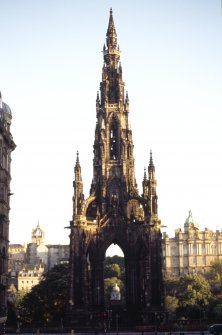 View of Scott Monument from N.