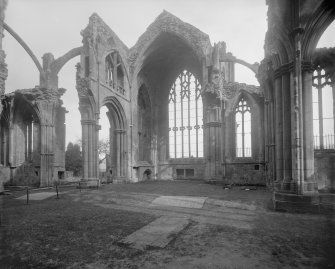 Interior, Melrose Abbey.
View of N transept.