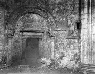 Torphichen Preceptory, old chancel arch from the crossing