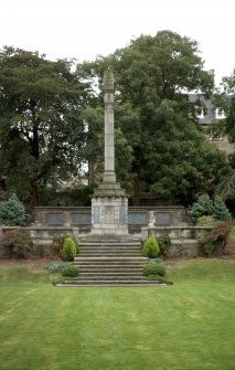 View of George Heriot's School war memorial.