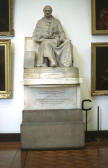 View of statue of Robert Blair of Avontoun, in Parliament Hall.