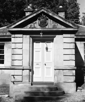 Detail of entrance porch.