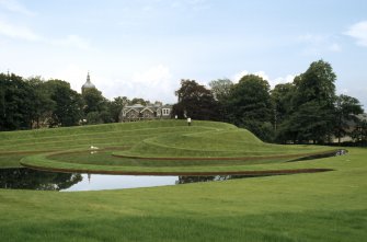 View of Landform Ueda, in front of the Scottish National Gallery of Modern Art.