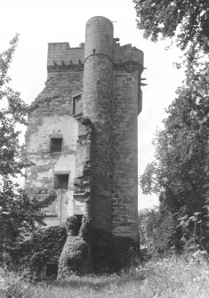 General view of Burgie Castle.
