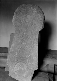 Detail of carved stone cross.