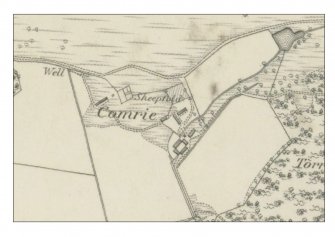 OS 6-inch map (Ross-shire 1881, sheet lxxxvii) extract