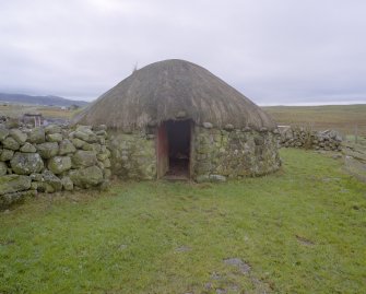 Beaton's Cottage.  View of byre from North.