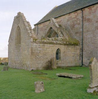 Fearn Abbey.  Ross aisle, view from North West.