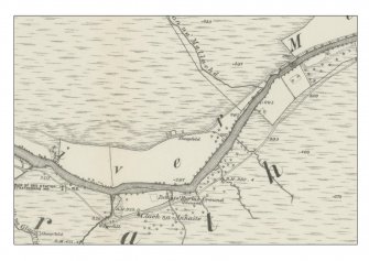 1st edition of the OS 6-inch map (Ross-shire 1881, sheet lxxxvi) extract