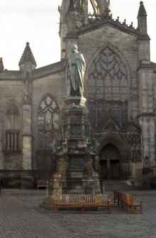 View of Monument to the Duke of Buccleuch from W.