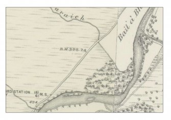 1st edition of the OS 6-inch map (Ross and Cromarty, 1881, sheet xcvi) extract