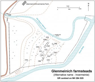 Farmsteads etc at Glenmeinich/Invermeine