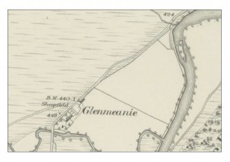 1st edition of the OS 6-inch map (Ross and Cromarty, 1881, sheet xcvi) extract