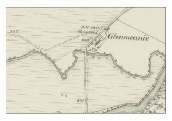 1st edition of the OS 6-inch map (Ross and Cromarty, 1881, sheet xcvi) extract