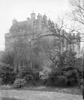 Merchiston Castle
View from South West showing addition
