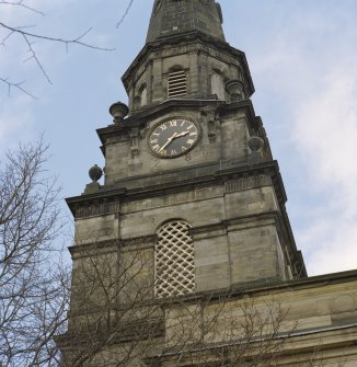 Detail of clock on west tower