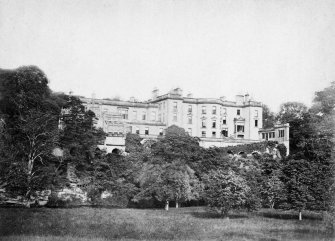 Historic photograph showing view of Blackadder House from North West.