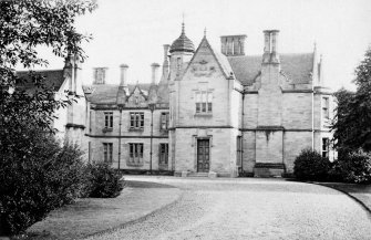 Historic photograph showing Allanbank House from North.