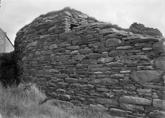 Broch outer wall, from WSW