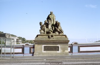 View of King's Own Scottish Borderers Memorial, from W.