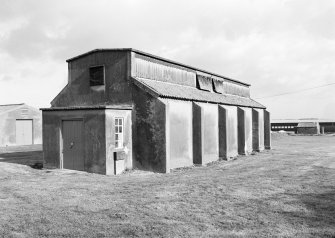 View of building at East Fortune Airfield.