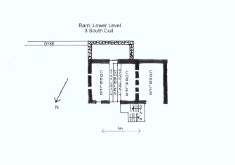 Plan of Barn (Lowewr Level): 3 South Cuil.