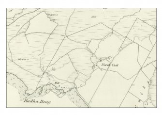 1st edition of the OS 6-inch map (Argyllshire and Buteshire 1875, sheet xliii) extract