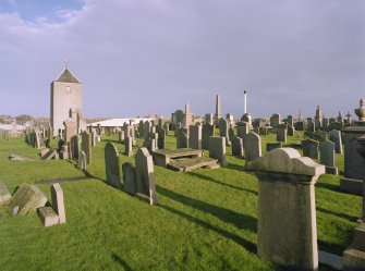 General view from churchyard to south west