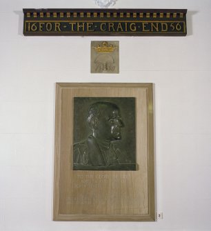 Interior, north aisle, view of monument to Rev. John White