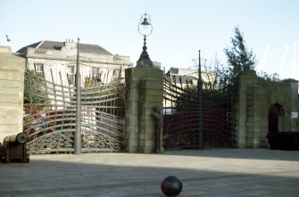 View of 'Four Winds Screen', on N side of Tower Place.