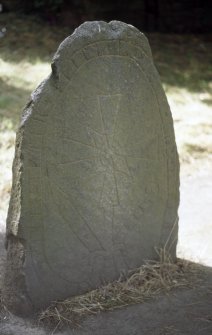 View of the Rune Stone.