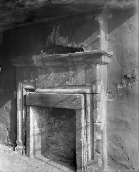 Detail of chimneypiece, Westermore House, 10 Broad Street, Stirling (demolished (26).