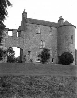 Duchray Castle.
View from South South West