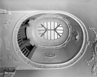 50 - 53 Carlton Place, Laurieston House, interior
View of cupola, staircase hall