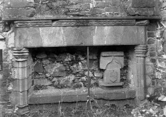 Interior.
Detail of fireplace.