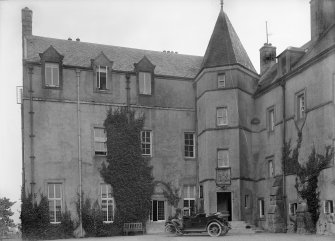 View of E wing, Kenmure Castle.