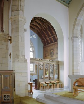 View of private chapel to N.