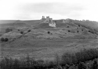 General view from W, Crichton Castle.