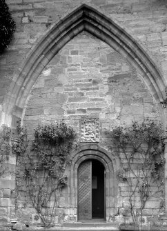Detail of entrance to nave.