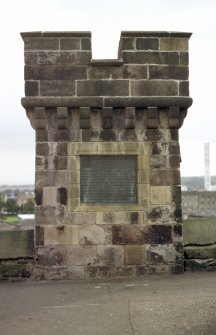 View of The King's Own Scottish Borderers plaque.