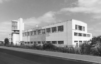 Glasgow, Renfrew Road, British Luma Kight Bulb Factory, Tower.
General view from South-East.