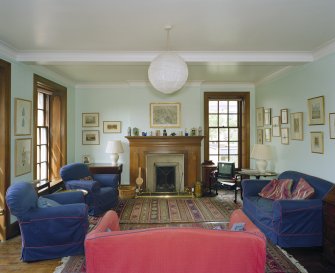 All Saints Episcopal Church.  Rectory, interior.  
1st. floor.  Sitting-room, view from East.