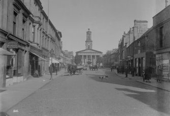View of High Street, Elgin from W.