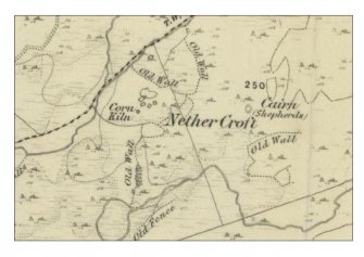 Extract from 1st edition OS 6 inch map Wigtonshire 1850 sheet 24