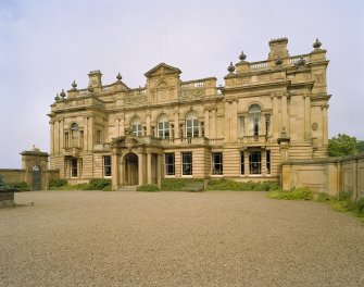 South front, view from south east