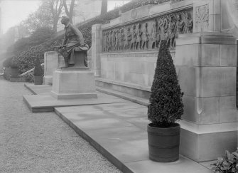 General view of monument from east.