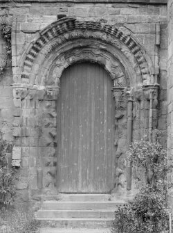 Detail of South Norman door.
