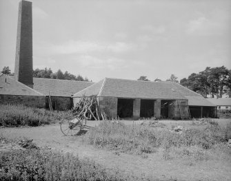 View of farm steading near Temple Village.