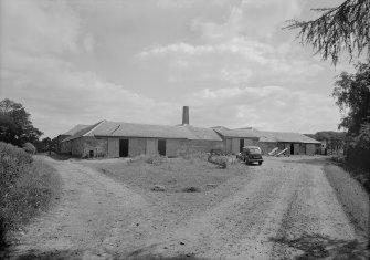 View of farm steading near Temple Village.