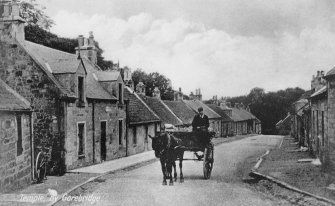 Copy of postcard showing view from S.